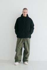 ロゴコットンスーパーワイドパンツ / BSR2223FWPT005 LOGO COTTON SUPER WIDE PANTS KHAKI