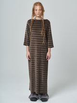 Stripe maxi dress_khaki (6676852441206)