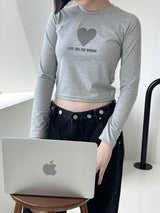 ハートチェッカーTシャツ / Heart Checker T-shirt (3color)