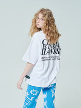 [ENJOY YOUR MEAL] CAMPAIGN 1/2 T-SHIRT PIZZA _WHITE (6582793207926)