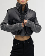（UNISEX）グルークロップベストダウン