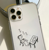 イッツアメスキャッツフォーンケース / It's a mess A cat's phone case