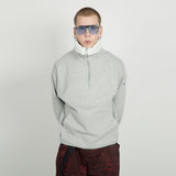 FLEECE COLLAR HALF ZIP CREW_grey (6640102539382)