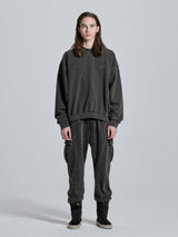 WASHED SWEATSHIRT - BLACK (4622874443894)