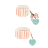 エアポッズ・バッズケース _ コーラルレター / Airpods • Buds case _ Coral letter