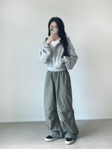 W Y2K ナイロンストリングパンツ
