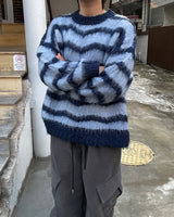 Wave Mohair Knit