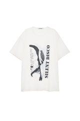 サイレントディスコオーバーサイズトップ / SILENT DISCO OVERSIZED TOP (IVORY)