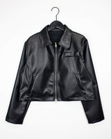ミンクレザージャケット/Mink Leather Jacket (2color)