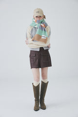 カラーストライプマフラー / Color Stripe Muffler [Mint]