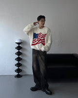 ALL - USA Flag Angora Knitwear (3 colors)