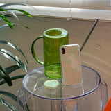 understand lettering jelly case green