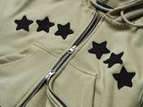 Bluesf Star Dusty Hood zip-up - MEN'S
