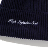 CURSIVE LOGO BEANIE - NAVY (6642968789110)