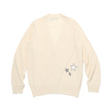 カシミアストラクチャーニッティングカーディガン/CASHMERE STRUCTURE KNITTING CARDIGAN-BEIGE