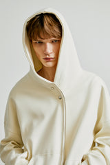 hoody zip-up cape cardigan ivory (6615504257142)