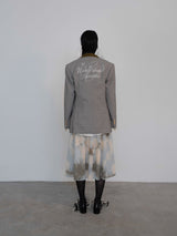 Warm Grey Check Breasted Jacket (6635880317046)