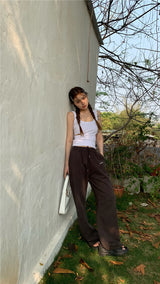 side split sleeveless top