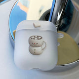 クリスマスホットチョコAirPodsケース_マット