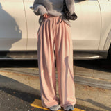 [BELLIDE MADE] Soft velvet velvet sweatshirt Wide pants