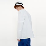 Triple Sleeve T-shirt [White] (6592411926646)