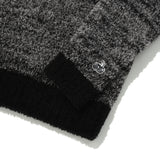 CHERRY TEXTURE LOOSE FIT KNIT [BLACK]