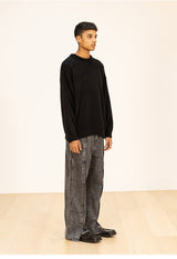 ウールソフトモヘアオーバーサイズニット/WOOL SOFT MOHAIR OVERSIZED KNIT