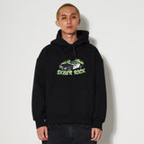 BURNING CAR HOODIE BLACK (6616271257718)