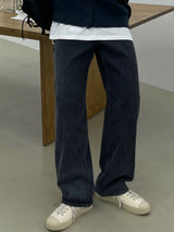 ナーブスノーブルーセミデニムパンツ / NERB SNOW BLUE SEMI DENIM PANTS(ONE COLOR)