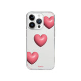 コーラルパラダイスハートバルーンケース / Coral Paradise Heart Balloon Case (Jelly Hard)