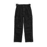 ウォッシュドデニムワイドカーゴパンツ / WASHED DENIM WIDE CARGO PANTS