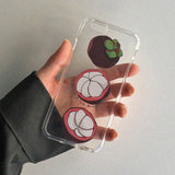 マンゴスチン iPhoneケース/Mango Steen (iPhone) Jelly Case