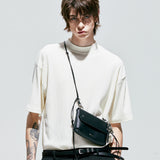 2ウェイリブモックネックTシャツ / 2way rib mock neck t-shirt ivory
