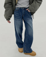 ウールショートパッドジャンパー / Wool short padded jumper (2color)
