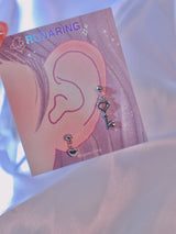 heart key piercing