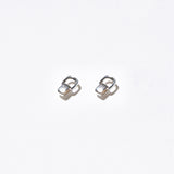 Square Link Mini Stud Earrings