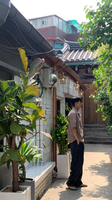 クールリネンハーフバンディングパンツ/Cool linen half banding pants 5color