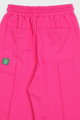 パッチスウェットパンツ/Patch sweatpants(pink)