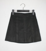 フラットミニスカート/Flat mini skirt (4color)