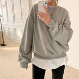 [BELLIDE MADE] point embroidery sweat