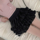 Mina High-Waist Smoke Bendable Velvet Cancan Mini Skirt (2 colors)