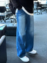ハッシーブラシワイドデニムパンツ / HACCY BRUSH WIDE DENIM PANTS(ONE COLOR)