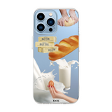 ブレッドアンドミルクジェリースマホケース/Bread and milk jelly case
