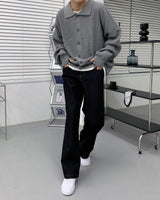 ウォーマーバルーンカラーカーディガン / AZ Warmer Balloon Collar Cardigan (7 colors)