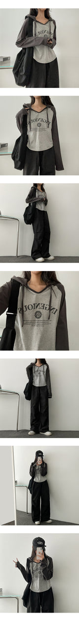 Pro V Colored Hoodie Long Sleeve Tee
