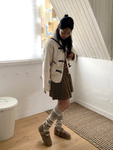 Shitao Mustang Collar Tteokbokki Short Coat