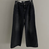 ルアワンタックワイドデニムパンツ/LUR ONETUCK WIDE DENIM PANTS(2COLOR)