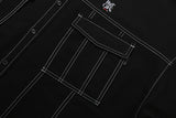 ツーポケットステッチシャツ / TWO POCKET STITCH SHIRT_BLACK