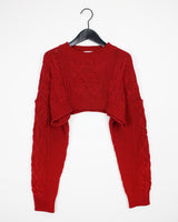 ボレロクロップニット/Dia Bolero Crop Knit (4color)