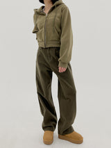 ワームカラーブラッシュドコットンパンツ/No.3071 Warm color brushed cotton Pants (6color)